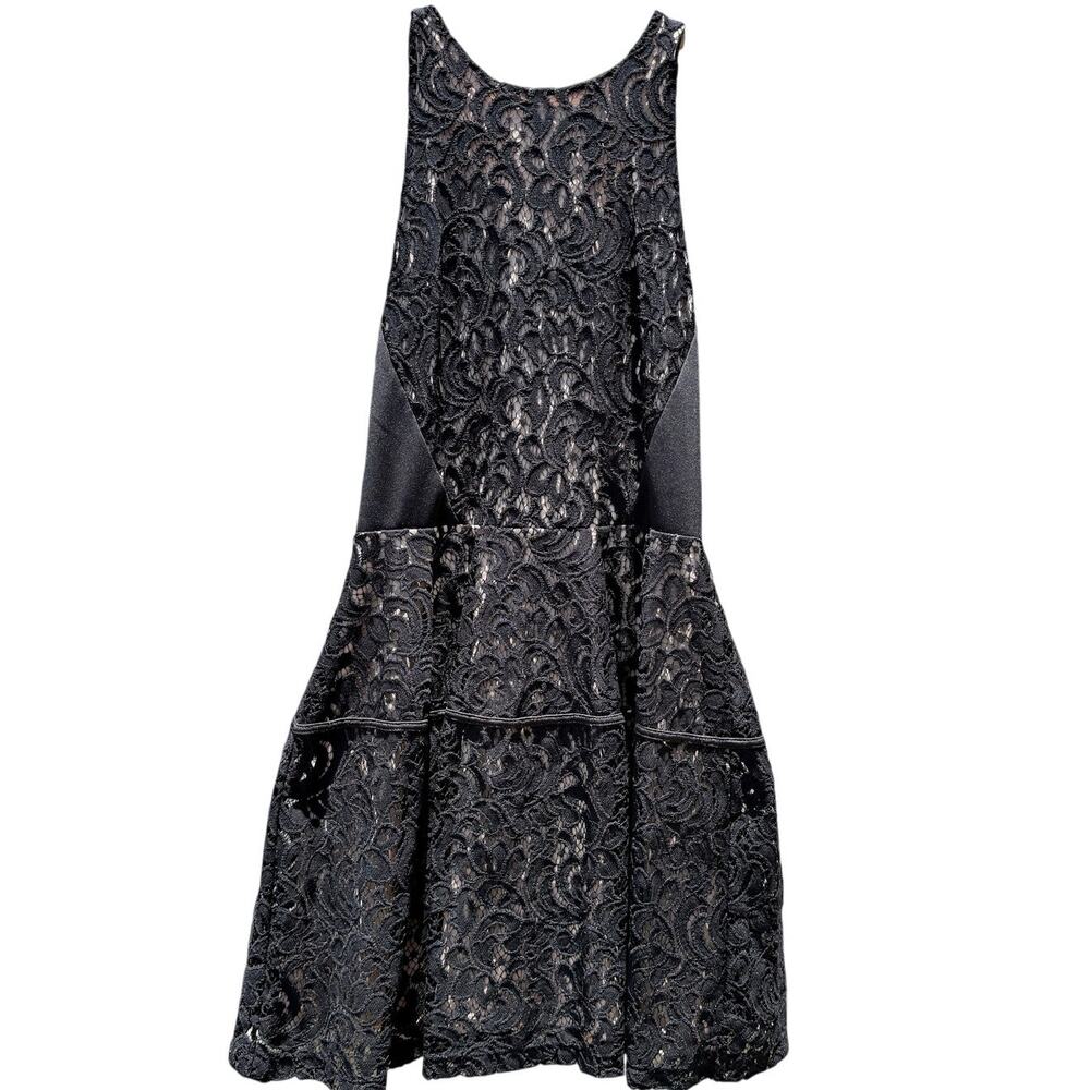 Mossimo Black tan Lace Dress Size Small